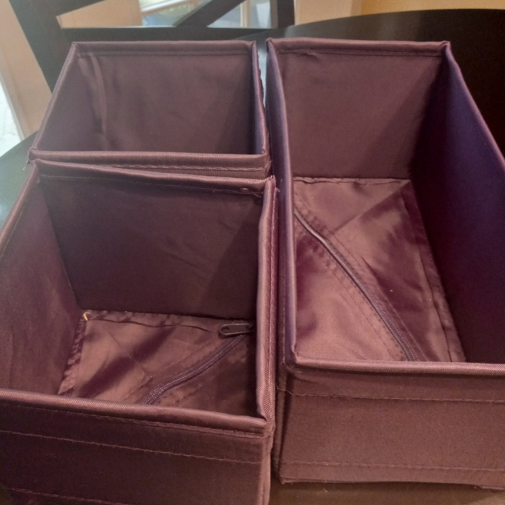 Storage bins for your desk.